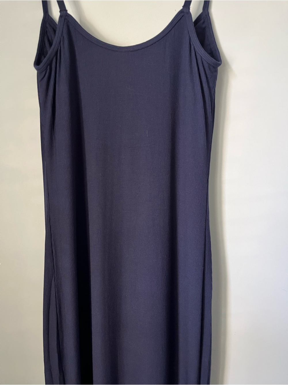 Yitty By Lizzo Soft Rib Deep Navy Blue Maxi Dress Size Medium NWT - Picture 14 of 16